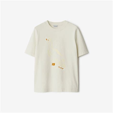 burberry animal design t shirt|Duck Cotton T.